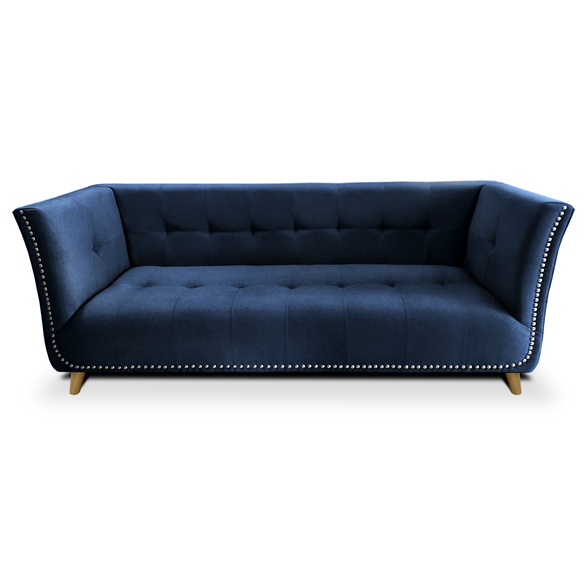 Sofa Homer 3 Puestos Azul Turqui
